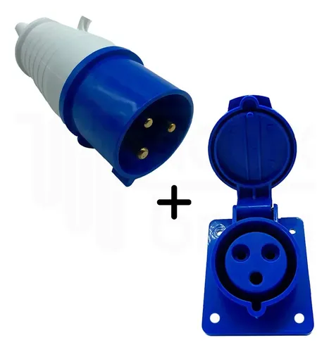 ADAPTADOR TOMACORRIENTE INDUSTRIAL EXTERIOR 2P+T 32A VIVION