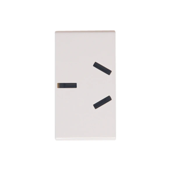 MODULO TOMACORRIENTE NEMA / ESTANDAR 1 MODULO BLANCO DUOMO