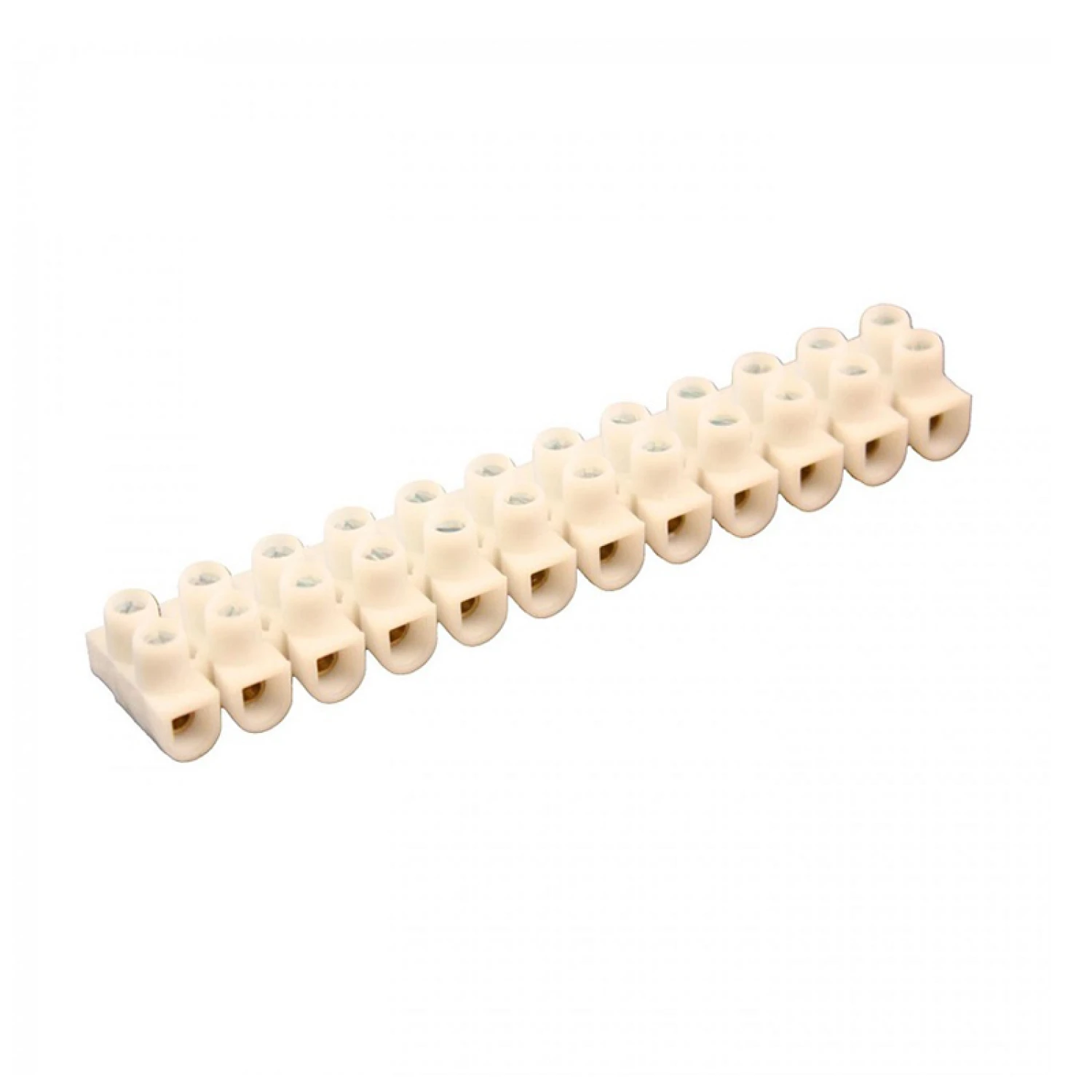 BORNERA FLEXIBLE 12T BLANCA 4MM 3A CARFIL