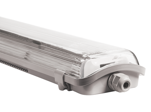 ARTEFACTO ESTANCO PARA 2 TUBOS LED 120CM