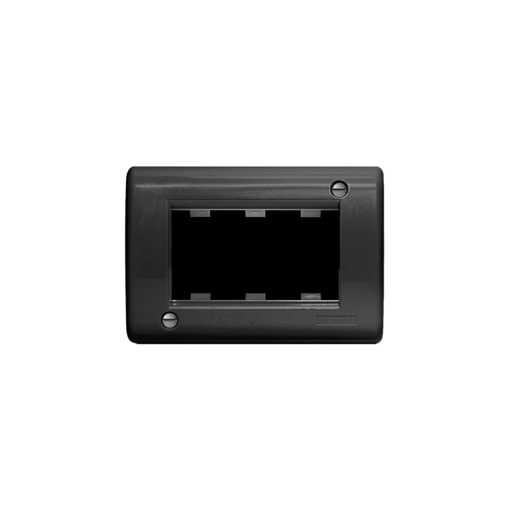 CAJA EXTERIOR 3 MODULOS NEGRO DUOMO