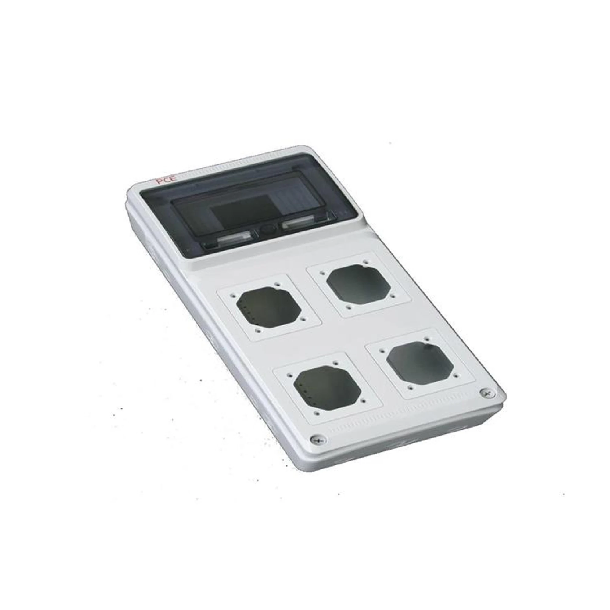 CAJA VALIJA PARA 4 TOMAS INDUSTRIALES Y 8 MODULOS DIN