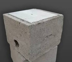 CAMARA CON TAPA 20X20 HORMIGON