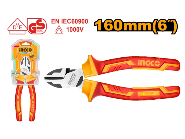 ALICATE AISLADO 6´´ CORTE DIAGONAL INGCO