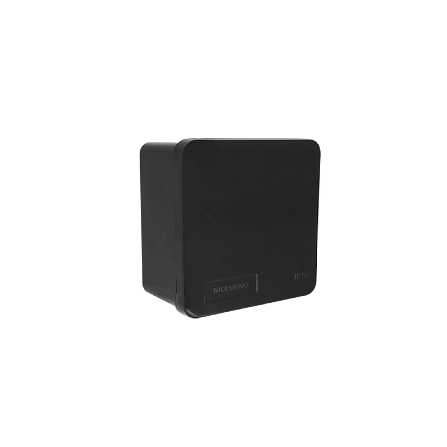 CAJA PVC ESTANCO NEGRA SIN SAL 85X85X50 IP44 MOLVENO